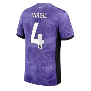 Maillot de foot Liverpool Virgil van Dijk #4 Troisième 2023-24 Manches Courte